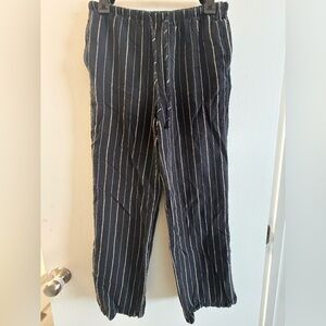 Love Tree Black Striped Pants